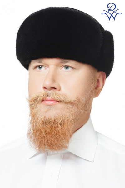 Модная мужская меховая шапка Фаворит из норки скандинавской, норки стриженной